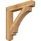 Ekena Millwork Imperial Craftsman Rough Sawn Bracket, Western Red Cedar, 6"W x 40"D x 40"H BKT06X40X40IMP04RWR - alternate 1